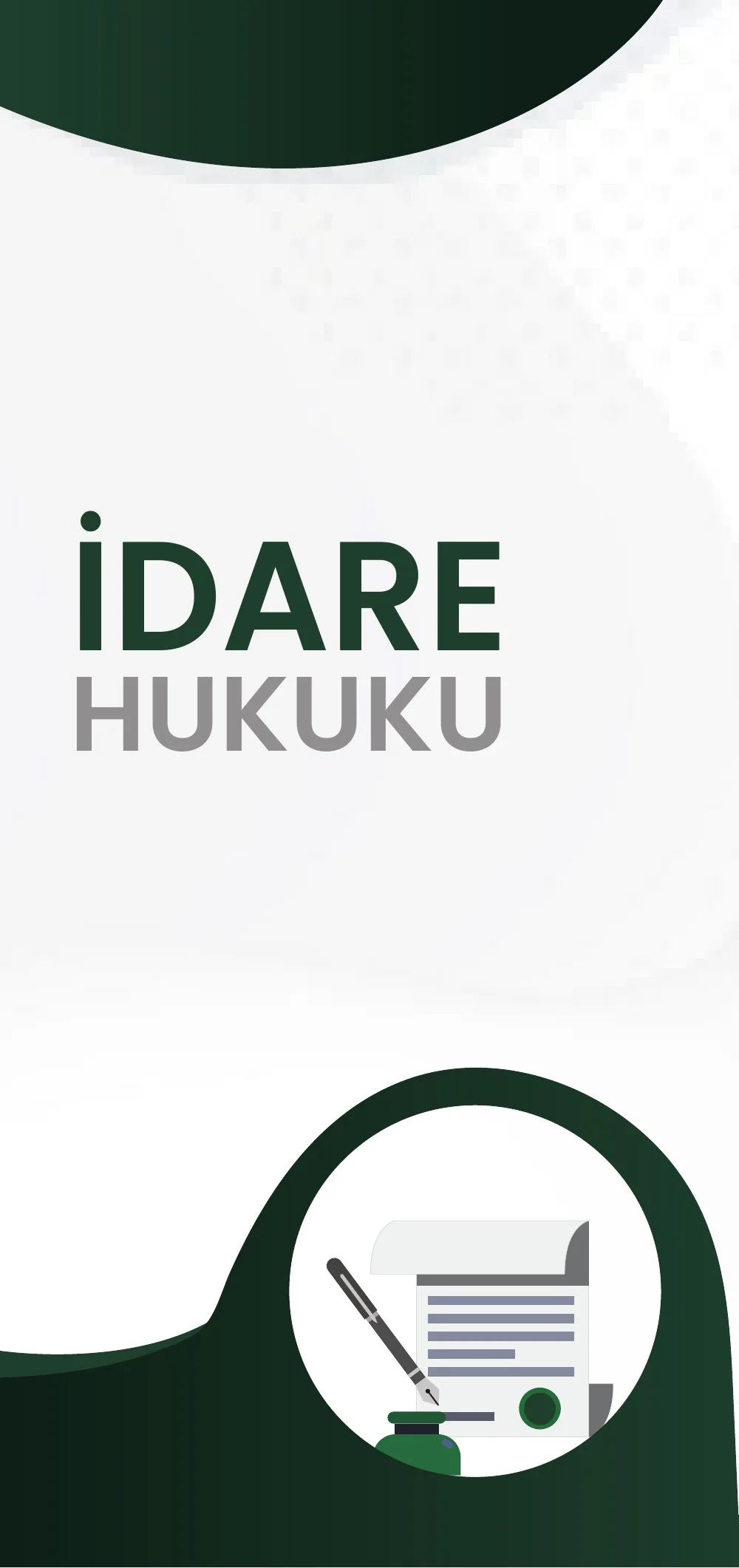 İdare Hukuku broşürü, 1. sayfa
