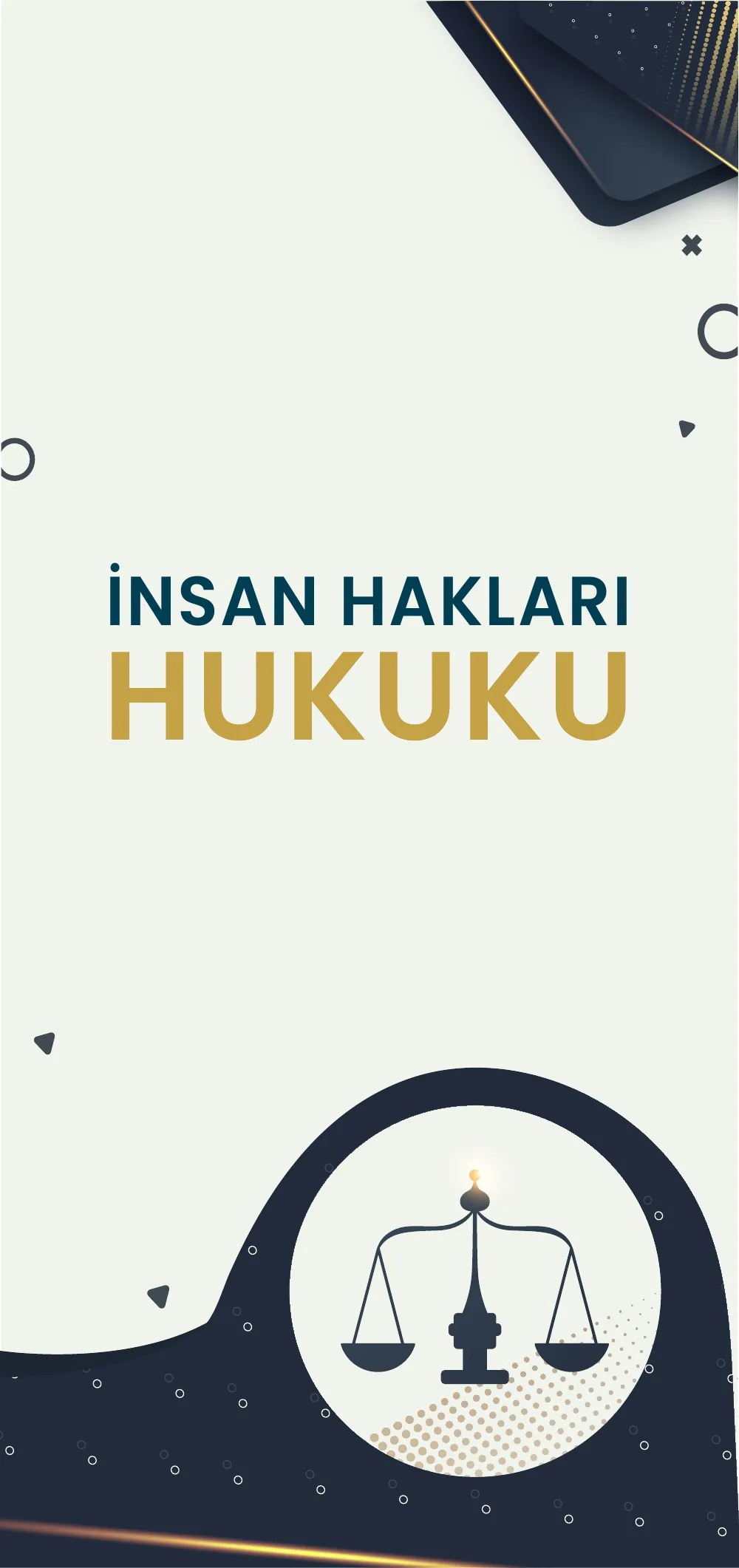 İnsan Hakları Hukuku broşürü, 1. sayfa